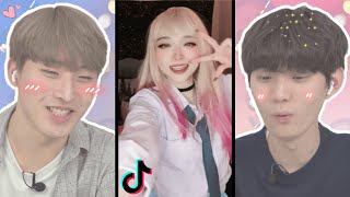 Reaksi orang Korea yang perlahan semakin ketagihan video tiktok terkenal dari Indonesia...