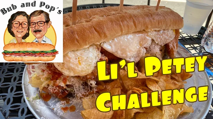 BUB & POPS LIL PETEY SANDWICH CHALLENGE | TRIPLE C...