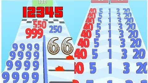 Number Run | Merge 3D Math Gameplay (Merge & Run)