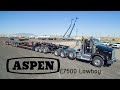 Aspen Lowboy Trailer 75 Ton E Series Pick Up And First Heavy Haul 
