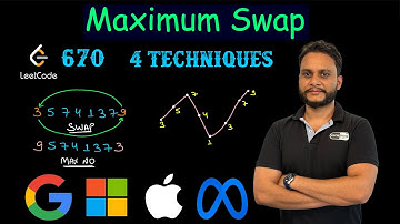Maximum Swap | 4 techniques | Leetcode 670