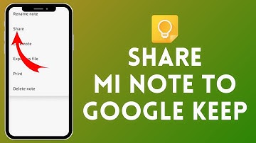 How to Share MI Note to Google Keep | Send MI Notes to Google Keep Easily 2024
