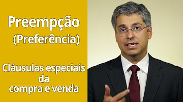 O que é a cláusula de preempção?