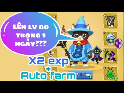 ARCHERO • CÁCH C.À.Y VÀNG PHIÊN BẢN MỚI 1.3.1 • CÁCH DÙNG CHỨC NĂNG KINH NGHIỆM - lên cấp cực nhanh