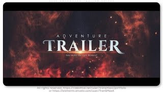 Epic Adventure Trailer Titles (After Effects template)