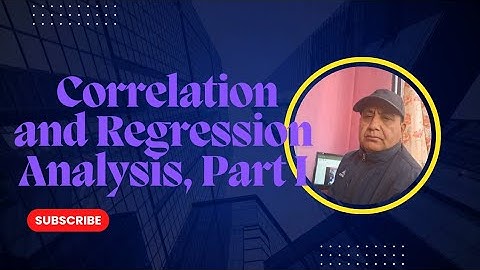 Correlation and Regression Analysis 
