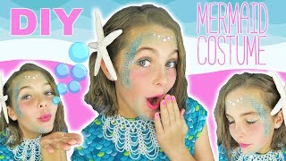 Easy DIY Halloween Costume Mermaid Makeup Tutorial For Kids | Kids Cooking and Crafts