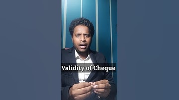 Validity of Cheque #shorts