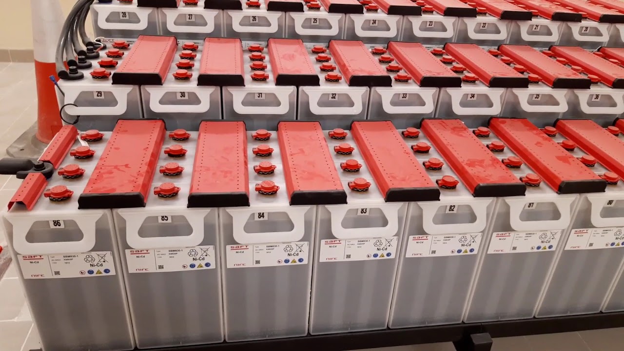 BATTERY BANK 110VDC - YouTube