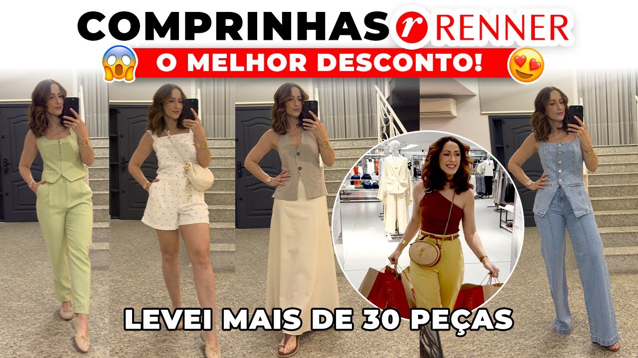 COMPRINHAS RENNER - LEVEI TUDO DA LOJA 😂