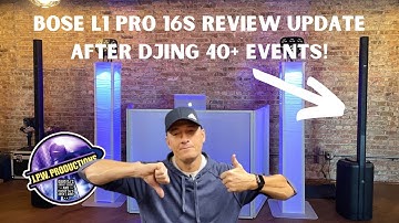 My Bose L1 Pro 16s Review Update After DJing 40+ Events.