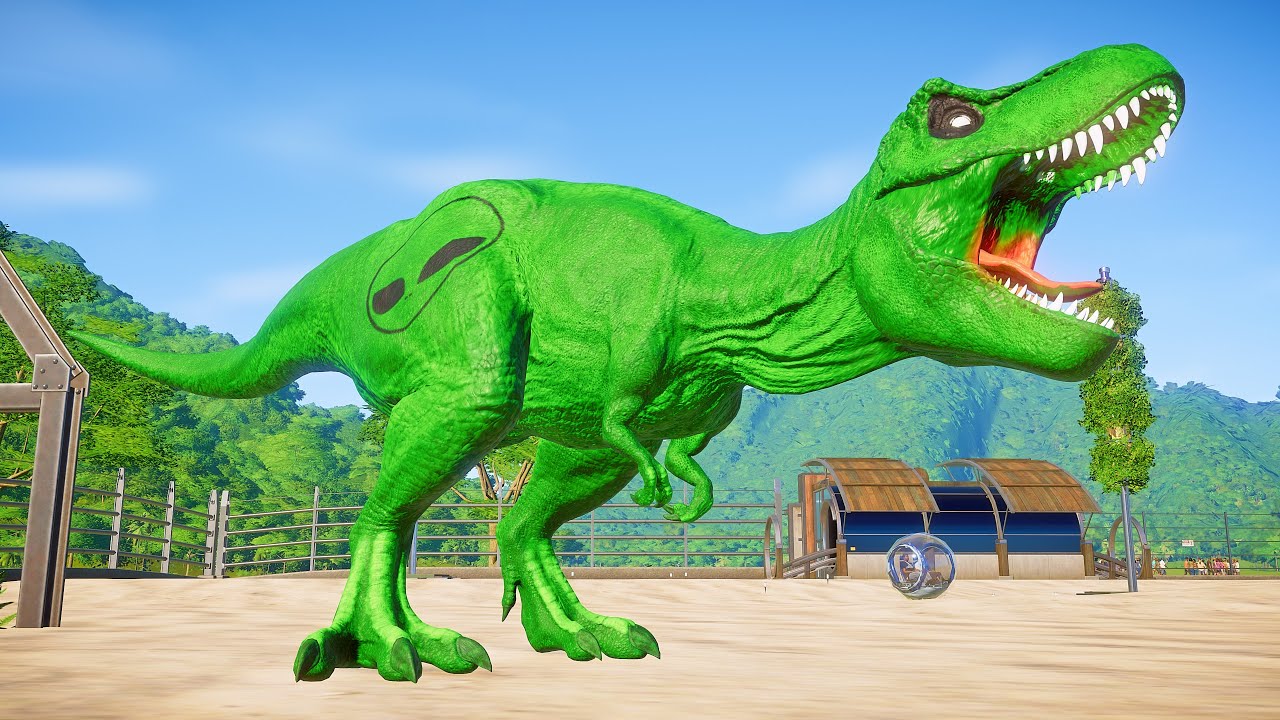 DINOSSAURO REX VERDE  Jurassic World Evolution 4K 🦖 Jogo de