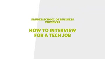 How to Interview for a Job in Tech | UBC Master of Management | Sauder School of Business, UBC