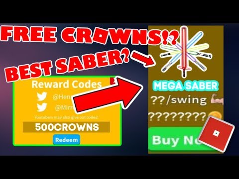 New Saber Simulator Codes On Roblox New Saber Simulator Update Youtube - henry the dev roblox twitter codes redeem