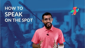 Impromptu Speech - Examples, Techniques, Tips and More