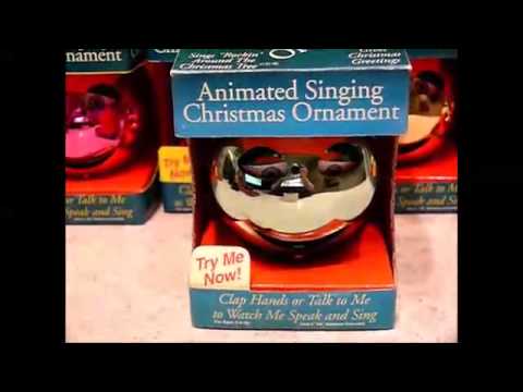 PBC Animated Singing Christmas Ornament - YouTube