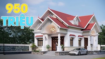 Nhà mái thái tân cổ nhẹ nhàng giúp giảm chi phí mà vẫn cực kì nổi bật | MN04159