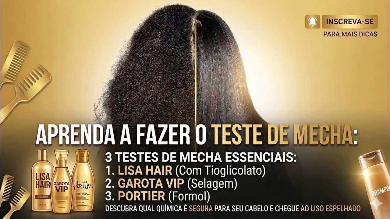 Passo a Passo: Teste de Mecha Lisa Hair, Garota VIP e Portier