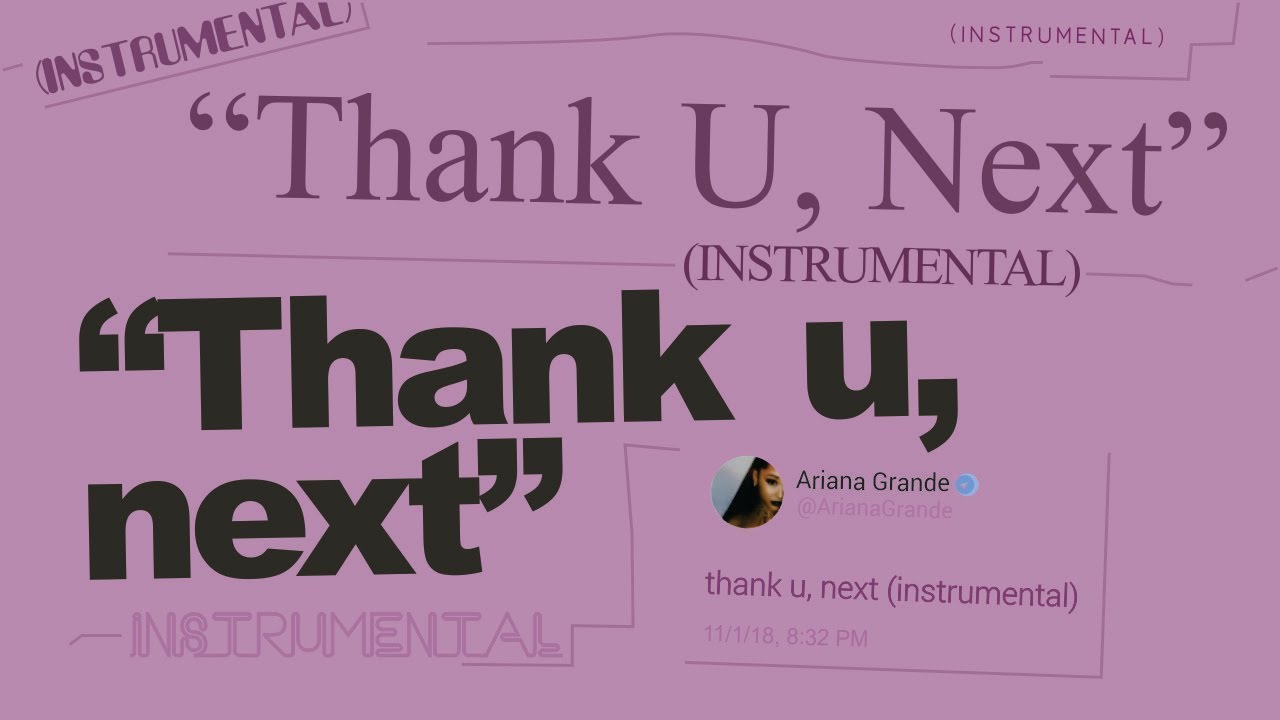 Ariana Grande Thank U Next Instrumental Remake