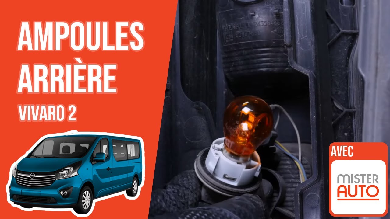 Changer les ampoules de feux arri re vivaro 2 youtube