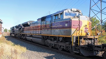 Railfanning Bound Brook | Heritage Units, NJT Double Header, & More [1080p60]