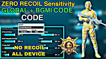 New Update 1.9 ! BGMI Sensitivity CODE + Control Setting PUBG Mobile , BGMI SENSITIVITY CODE TODAY