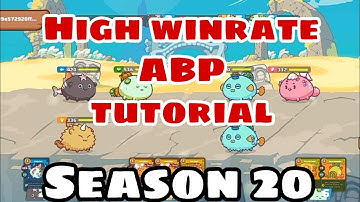 High winrate arena tutorial ABP season 20 new update