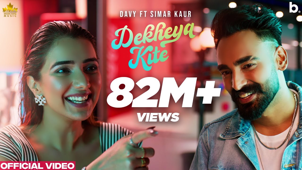 DEKHYA KITE Official Video Davy Ft Simar Kaur  Gur Sidhu  Punjabi Song 2022