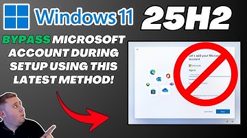 De NIEUWE Windows 11 25H2 Microsoft Account Bypass - NIEUWE METHODES!