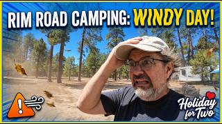 Windy day on the Rim - FR 196 - Nelson Point!