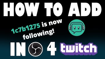 How to: add stream labels to a stream in obs (OLD)