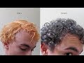 Pintando o cabelo de Prata/cinza