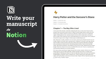 Writing your Manuscript in Notion | Storyteller OS Tutorial