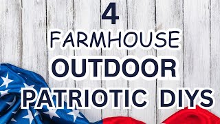 4 OUTDOOR PATRIOTIC DIYS. FOLLOW ME @TawandasBlessedLife