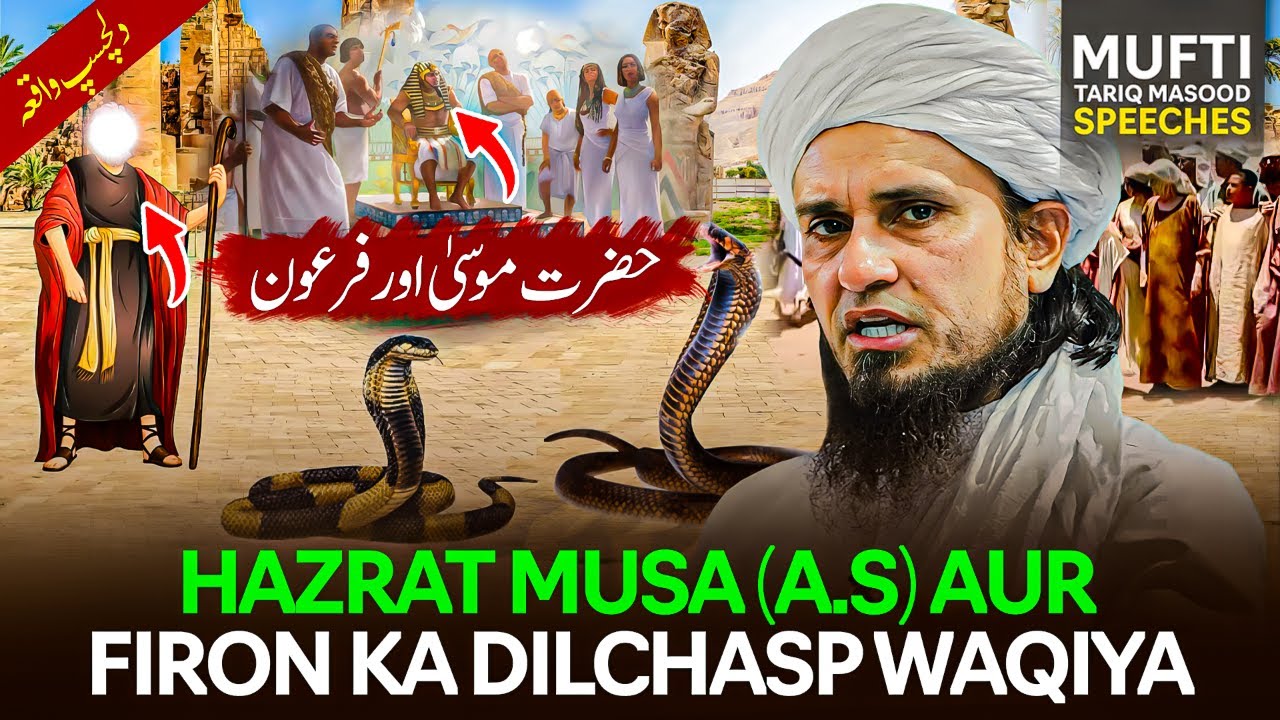 Hazrat Musa As Aur Firon Ka Dilchasp Waqia Mufti Tariq Masood