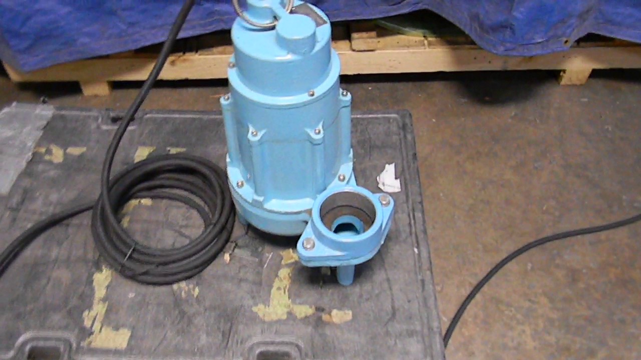 Little Giant Sewage Pump Test YouTube