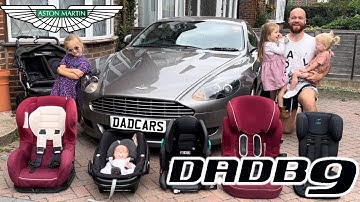 Aston Martin as a Dad Car my experience owning & review - can you fit child seat in back DB9?
