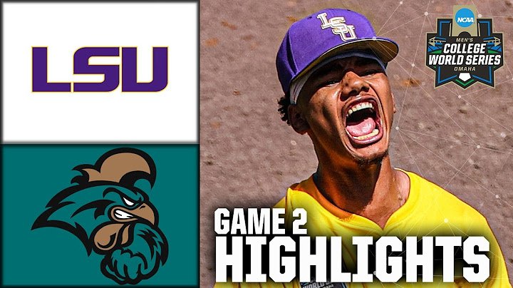 LSU Tigers vs. Coastal Carolina | Men's College World Series Game 2 | ESPN College Baseball