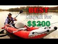 Intex Excursion Pro Inflatable Kayak Full Review (The Best 200$$ Kayak!! Part 1/2)