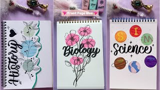 7 Must-Try Front Page Designs for Your Journal! ✨ | DIY Notebook Cover | NhuanDaoCalligraphy