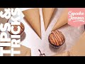 Make your own Piping Bag! Quick & Easy DIY Piping Bag Tip | Cupcake Jemma