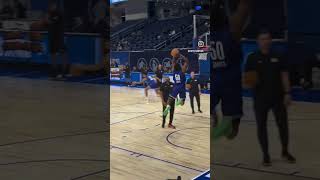 Bronny getting up at the NBA draft combine