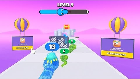 Snake Run Race 3D Gameplay Walkthrough Part 1 | Smooth Gameplay & Fun Run 🐍✨