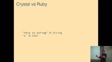 Crystal Lang - Ruby SG Meetup