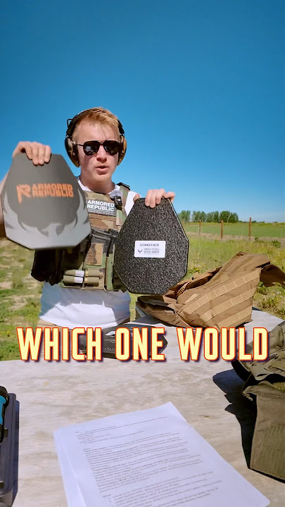 Steel Vs Ceramic Body Armor (Which Would You Pick?) #gun #pewpew #guns