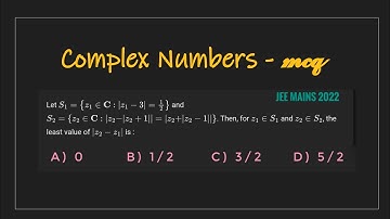 Lecture 6(viiib) Complex Numbers: Jee Mains 2022 problem discussion(Mod, conjugate, geometry)