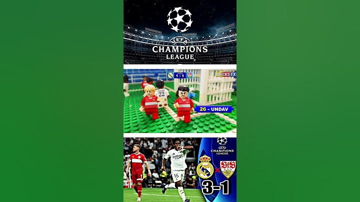 Real Madrid vs Stuttgart (3-1) - Fútbol LEGO - Stop Motion Animación - UEFA CHAMPIONS LEAGUE 2024