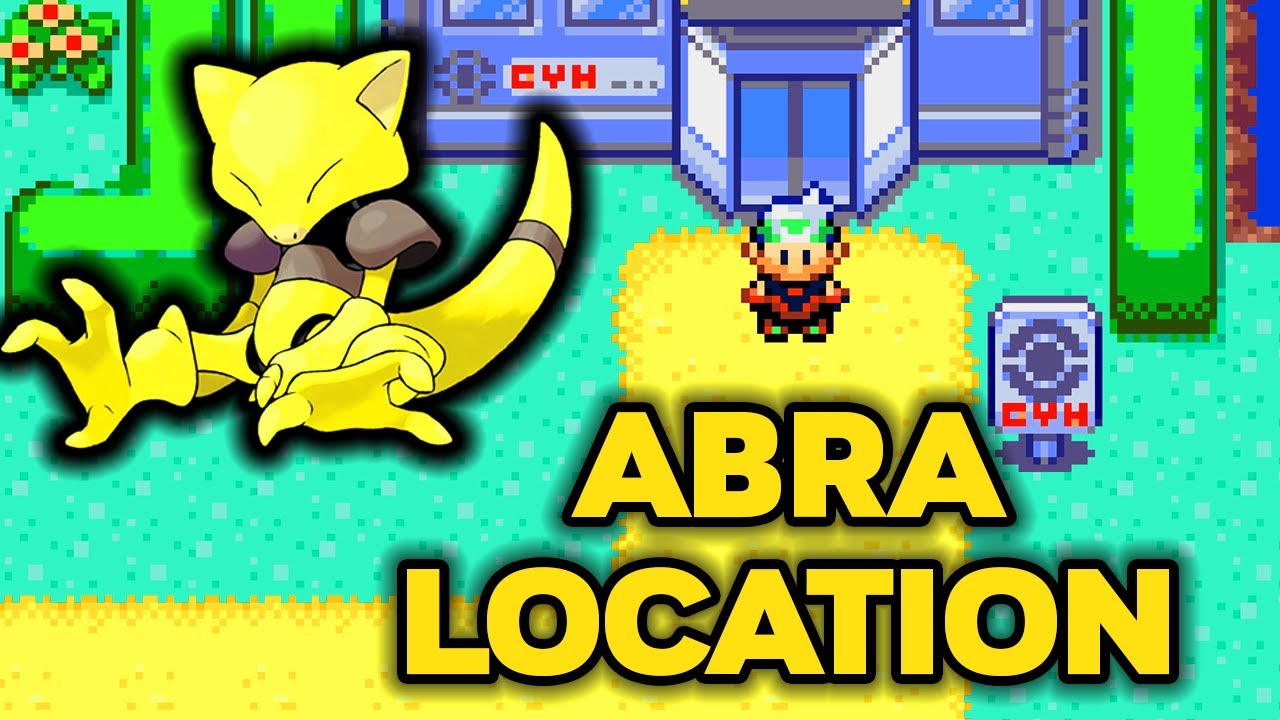 Как поймать Абру в Pokemon Emerald!