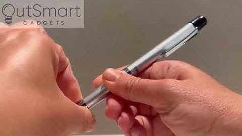 Outsmart Gadgets Recording Pen - How to write with the pen