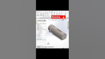SolidWorks Tips And Tricks | SolidWorks Revolve Command Tutorial #trending #fyp #foryou #viral